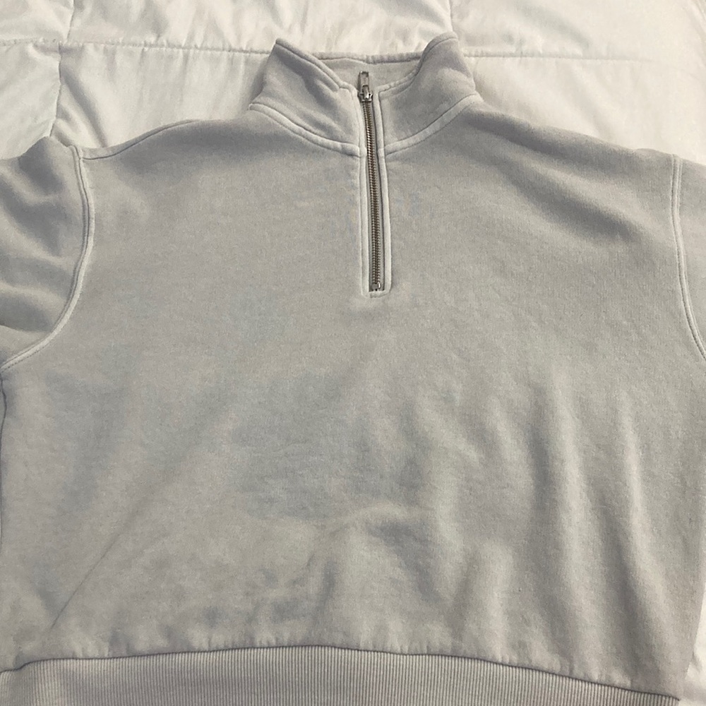 Light grey cropped zip up from targets wild fable. Size XS